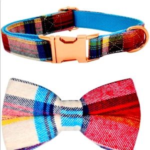 Dog Collar & Bow Tie